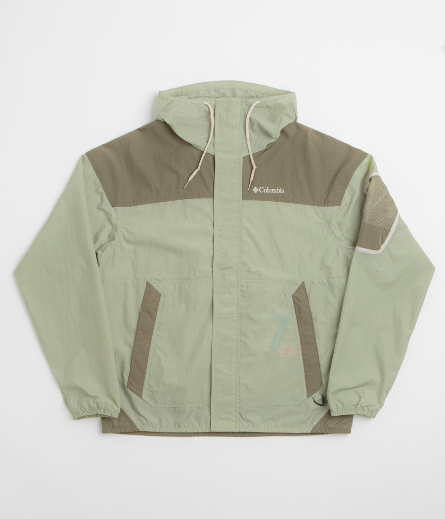 Columbia Challenger II Windbreaker Jacket - Safari / Stone Green