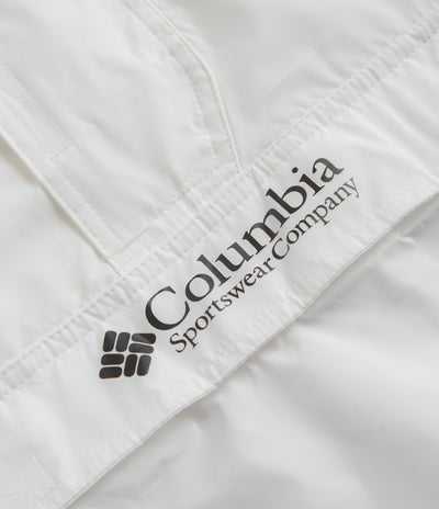 Columbia Challenger Windbreaker Jacket - White / Black