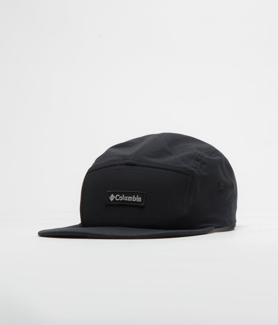 Columbia Creek Side 5 Panel Cap in Black