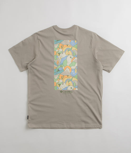 Columbia Explorers Canyon Back T-Shirt - Flint Grey / Epicamp Graphic