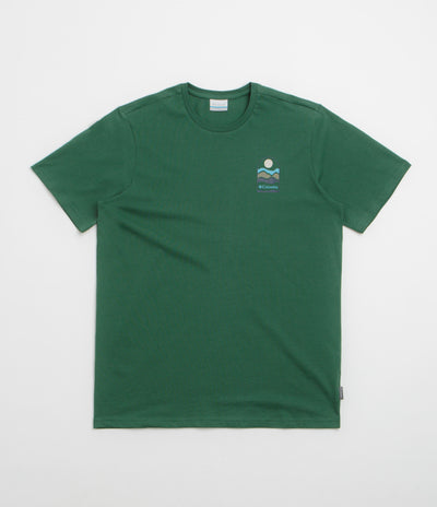 Columbia Explorers Canyon Back T-Shirt in Rain Forest and Get Hiked