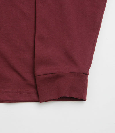 Columbia Explorers Canyon Long Sleeve T-Shirt in Rich Wine and Branded Blanket