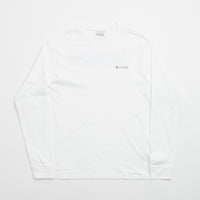 Columbia Explorers Canyon Long Sleeve T-Shirt in White and Branded Blanket thumbnail