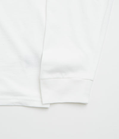 Columbia Explorers Canyon Long Sleeve T-Shirt in White and Branded Blanket