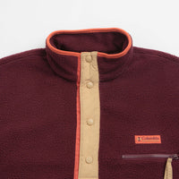 Columbia Helvetia II Half Snap Fleece in Rich Wine thumbnail