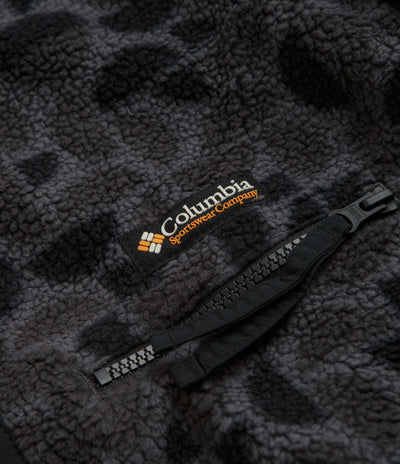 Columbia Helvetia II Printed Half Snap Fleece - Black Retroscape