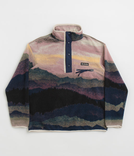Columbia Helvetia II Printed Half Snap Fleece - Collegiate Navy