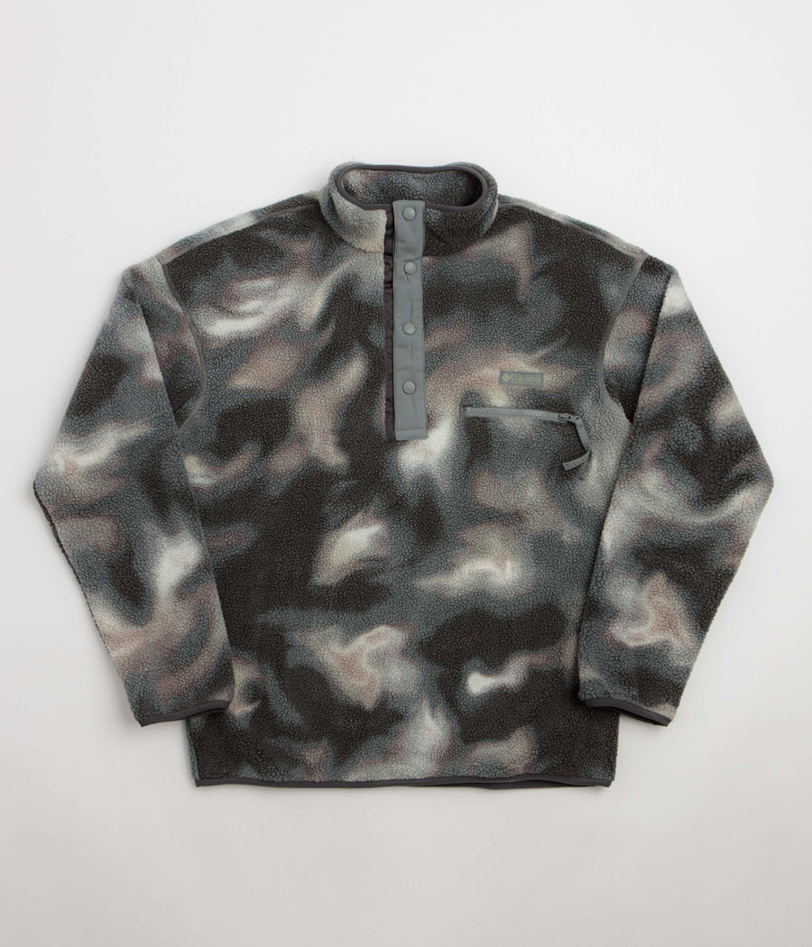 Columbia Helvetia II Printed Half Snap Fleece - Iron / Topoglitch