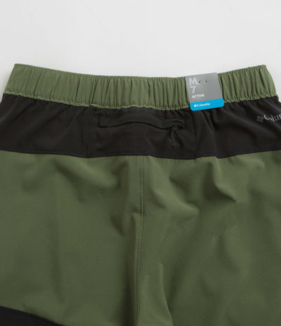 Columbia Hike Color Block Shorts - Canteen / Black