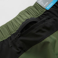 Columbia Hike Color Block Shorts - Canteen / Black thumbnail