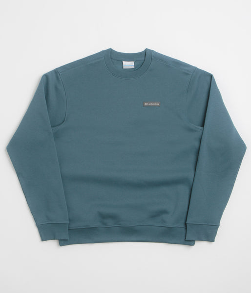 エケベリア　echeveria Elbow Stitch Crew Sweat Columbia Meridian Creek Crewneck Sweatshirt - Everblue | flatspot