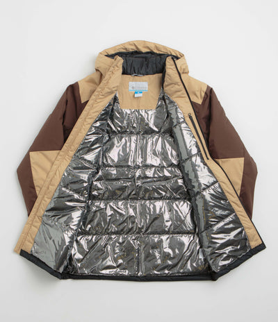 Columbia Point Park II Insulated Jacket in Black and Tobacco / Canoe
