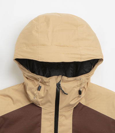 Columbia Point Park II Insulated Jacket in Black and Tobacco / Canoe