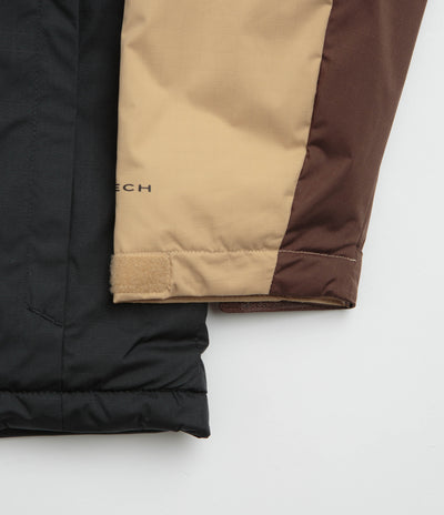 Columbia Point Park II Insulated Jacket in Black and Tobacco / Canoe