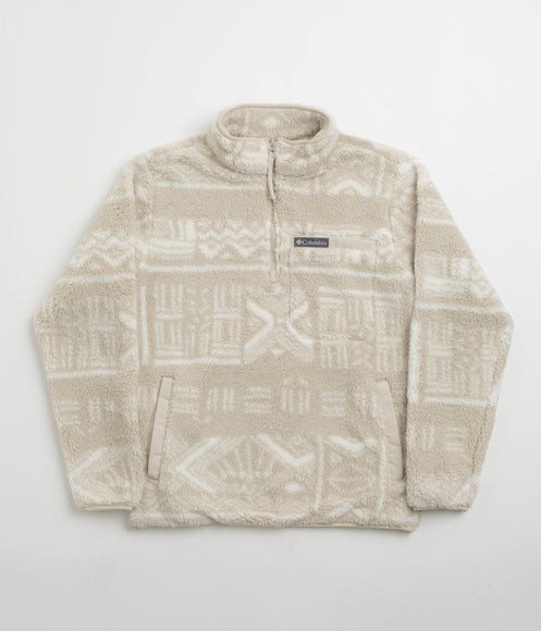 Columbia Rugged Ridge High Pile Half Zip Fleece - Dark Stone / Deschutes Days