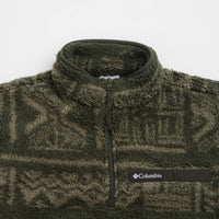 Columbia Rugged Ridge High Pile Half Zip Fleece in Greenscape and Deschutes Days thumbnail