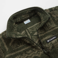 Columbia Rugged Ridge High Pile Half Zip Fleece in Greenscape and Deschutes Days thumbnail