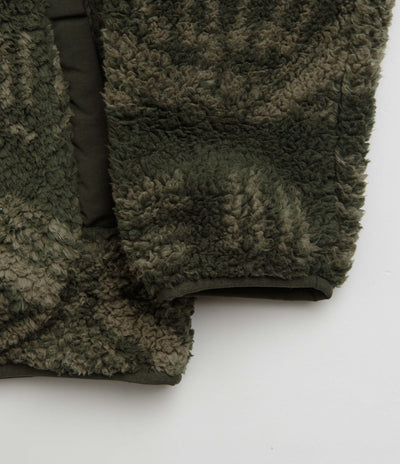 Columbia Rugged Ridge High Pile Half Zip Fleece in Greenscape and Deschutes Days