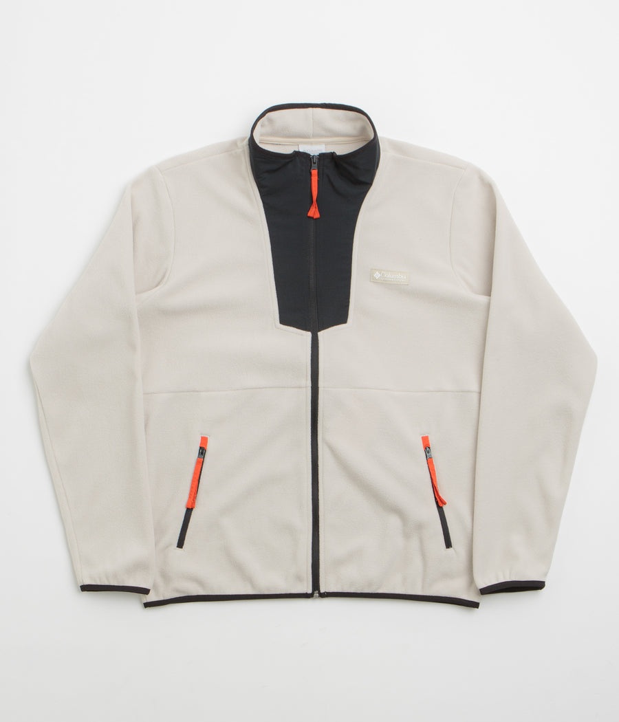 Columbia Sequoia Grove Full Zip Fleece in Dark Stone and Black