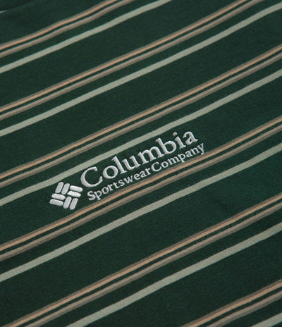 Columbia Somer Slope Striped T-Shirt - Spruce