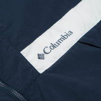 Columbia Spire Valley Hooded Windbreaker Jacket in Collegiate Navy and White thumbnail