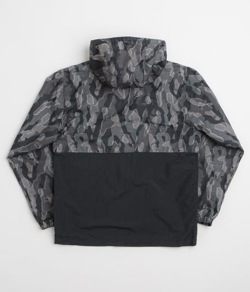 Columbia Spire Valley Printed Windbreaker Jacket - Black Treebark