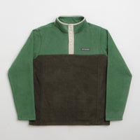 Columbia Steens Mountain II Half Snap Fleece in Greenscape and Rain Forest thumbnail