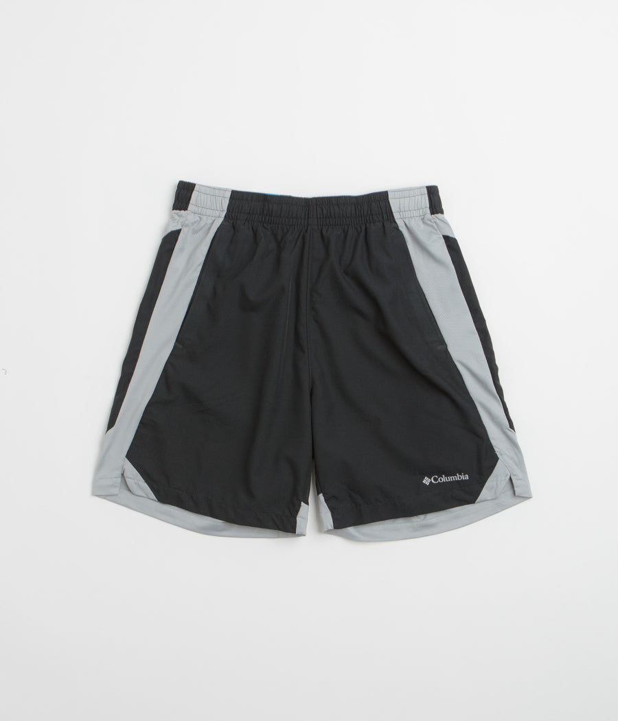 Columbia Three Pitch 7" Shorts - Black / Columbia Grey