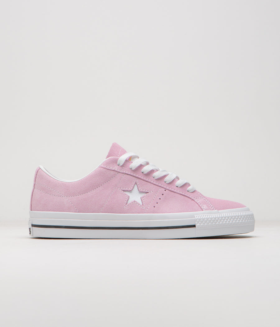 Converse Cons One Star Pro Ox Shoes - Stardust Lilac / White / Black