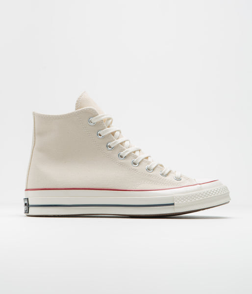 Converse CTAS 70's Hi Shoes Parchment Garnet Egret Flatspot