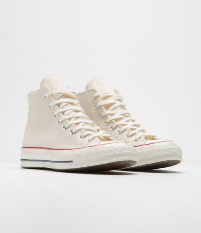 Converse CTAS 70's Hi Shoes - Parchment / Garnet / Egret