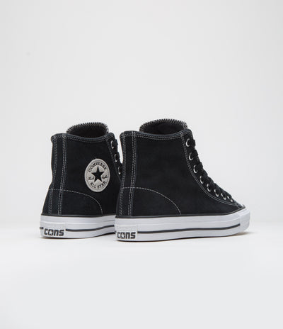 Converse Cons CTAS Pro Hi Shoes - Black / Black / White