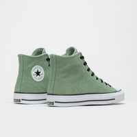 Converse CTAS Pro Hi Shoes in Foothill Green and Black / White thumbnail