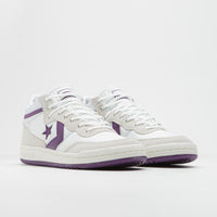 Converse Fastbreak Mid Shoes - White / Vaporous Grey / Purple thumbnail