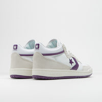 Converse Fastbreak Mid Shoes - White / Vaporous Grey / Purple thumbnail