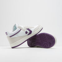 Converse Fastbreak Mid Shoes - White / Vaporous Grey / Purple thumbnail