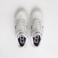 Converse Fastbreak Mid Shoes - White / Vaporous Grey / Purple thumbnail