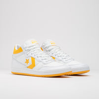 Converse Fastbreak Pro Mid Shoes - White / Light Yellow thumbnail