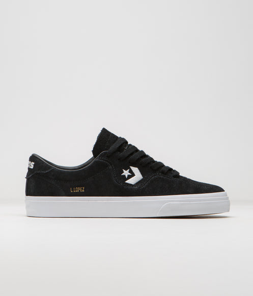 Converse Louie Lopez Pro Ox Shoes - Black / Black / White