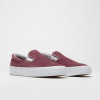 Converse One Star CC Slip Pro Shoes in Deep Bordeaux and White / White thumbnail
