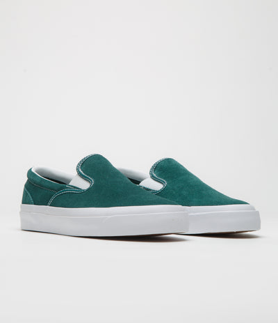 Converse One Star CC Slip Pro Shoes in Rubber Plant and White / White