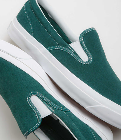 Converse One Star CC Slip Pro Shoes in Rubber Plant and White / White