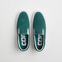 Converse One Star CC Slip Pro Shoes in Rubber Plant and White / White thumbnail