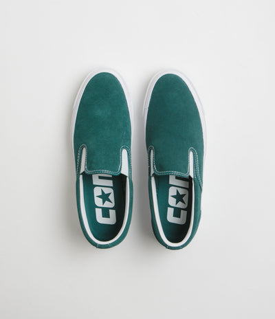 Converse One Star CC Slip Pro Shoes in Rubber Plant and White / White