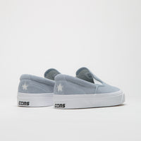 Converse One Star CC Slip Pro Shoes in Wet Stone and White / White thumbnail