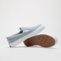 Converse One Star CC Slip Pro Shoes in Wet Stone and White / White thumbnail