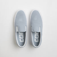 Converse One Star CC Slip Pro Shoes in Wet Stone and White / White thumbnail