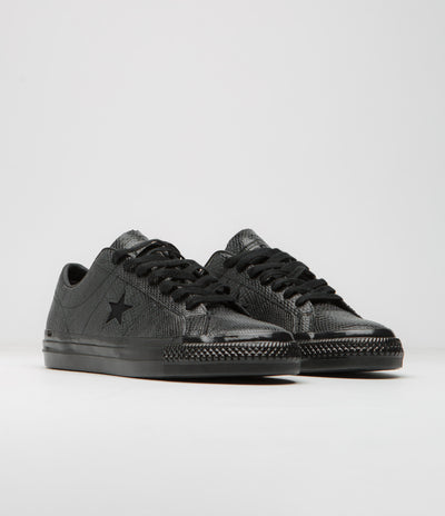 Converse Jamie Platt One Star Pro Ox Shoes - Black / Black / White