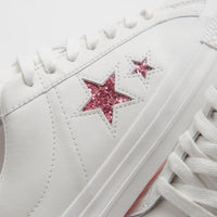 Converse x Turnstile One Star Pro Ox Shoes - White / Pink / White thumbnail