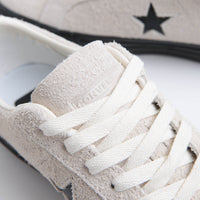 Converse One Star Pro Shaggy Suede Shoes - Egret / Egret / Black thumbnail